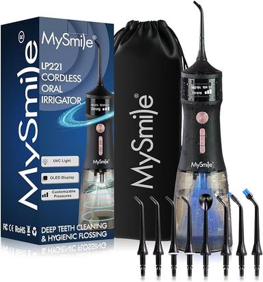 MySmile LP221 Midnight Black Water Flosser