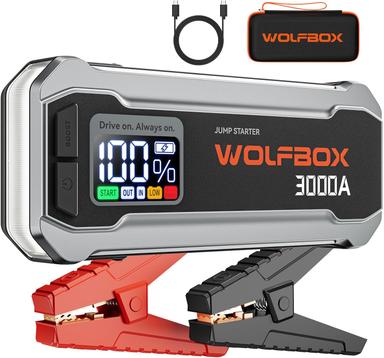 WOLFBOX 3000A Jump Starter