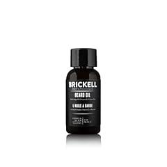 Brickell Men's Beard Oil, Natural Argan and Jojoba, 1 Ounce, Scented