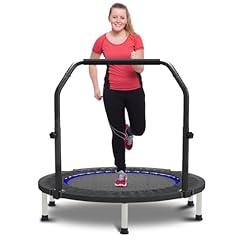 HYD-Parts Foldable Mini Trampoline with Adjustable Bar