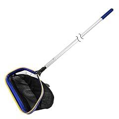 Poolvio Adjustable Pool Skimmer Net with Aluminum Pole