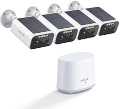 ANSQUE Solar Wireless Security Camera Kit