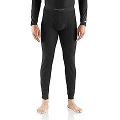 Carhartt Men's Midweight Thermal Base Layer Pant, Black, Large