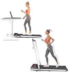 UPREIGN 2-in-1 Folding Under Desk Treadmill