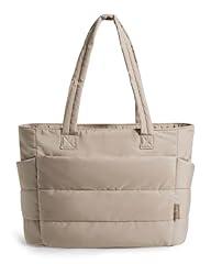 BAGSMART Lightweight Puffy Travel Tote Bag