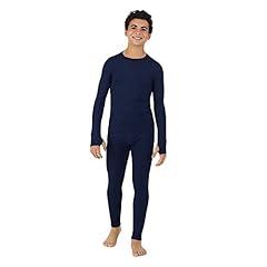 Cuddl Duds Kids Thermal Set Navy Medium