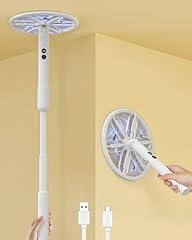 WowCatch Rotating Electric Fly Swatter with Telescopic Handle