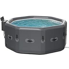 GianToucan Inflatable Hot Tub Octagon Gray