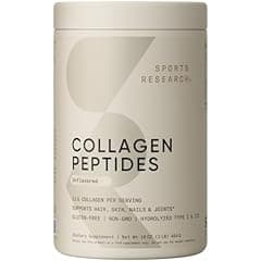 Sports Research Collagen Peptides Protein Supplement