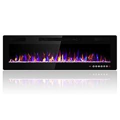 Electactic 60" Electric Fireplace Heater with Remote Control