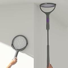 Rechargeable Electric Fly Swatter with Telescopic Handle