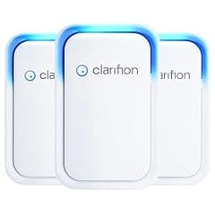 Clarifion Air Ionizers (3 Pack) Negative Ion Filtration System