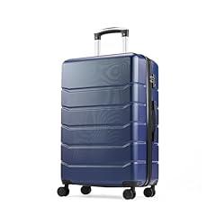 OLIXIS Hardside Expandable Spinner Luggage, Blue, 24"
