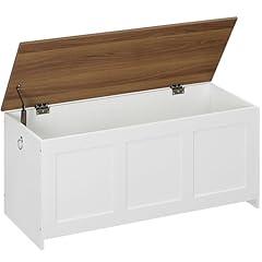 HOOBRO Retro Wooden Storage Bench WH141CW01