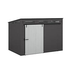 Modernist Barn Door Storage Shed 10x7