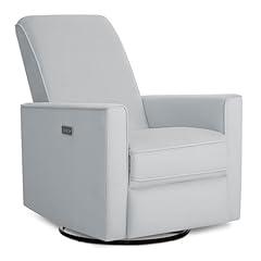 Evolur Harlow Plush Recliner Chair, Misty Grey