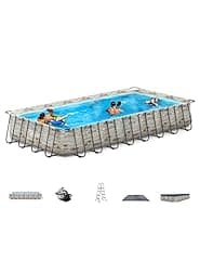 Evajoy Rectangular Above Ground Pool Set