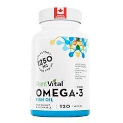 PlantVital Omega 3 Fish Oil 1250mg