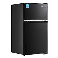 Upstreman 3.1 Cu.Ft Double Door Mini Fridge