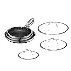 HexClad Hybrid Nonstick Fry Pan Set