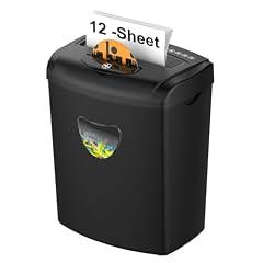 Woolsche 12-Sheet Cross Cut Shredder