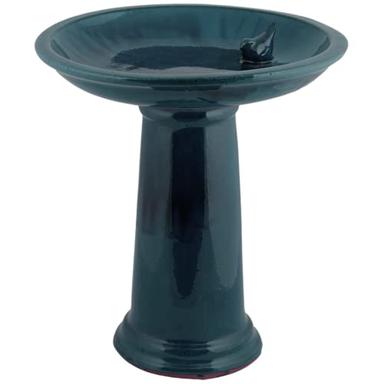 ceramic bird bath