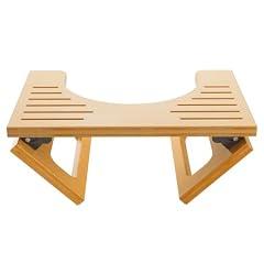 AmazerBath Bamboo Foldable Toilet Stool