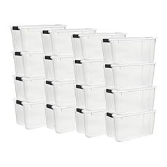 Sterilite Stackable Storage Bins with Lids