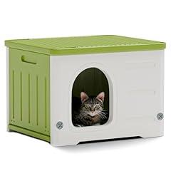 Green Stackable Cat Shelter