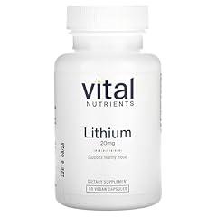 Vital Nutrients Lithium Orotate 20mg Supplement