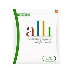 Alli Diet Weight Loss Supplement, Orlistat 60Mg, 170 Count