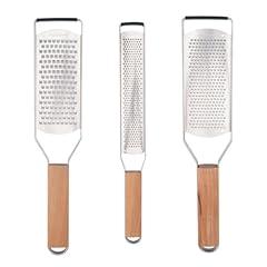 SHIKORI Cheese Graters with Wood Handle