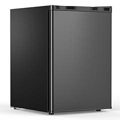 COWSAR Mini Fridge with Freezer, Black