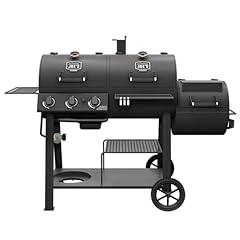 Oklahoma Joe's Canyon Deluxe Charcoal and Gas Smoker Grill