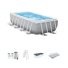 Intex Prism Frame Premium Rectangular Pool Set 16ft x 8ft