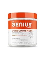 Genius Consciousness Brain Supplement Powder Mango