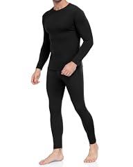 WEERTI Men's Fleece-Lined Thermal Underwear Set