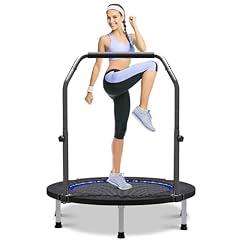 Wonlink 40" Rebounder Trampoline with Adjustable Bar