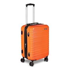 Amazon Basics 21" Orange Hardside Carry-On