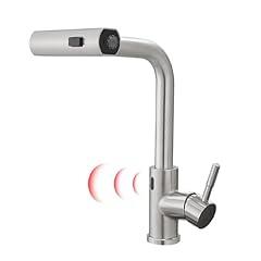 GIMILI Touchless Waterfall Kitchen Faucet