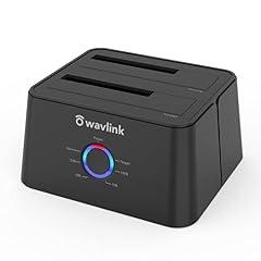 WAVLINK Dual-Bay USB 3.0 and USB C Docking Station