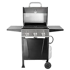 Grill Boss Propane Gas Grill with Side Burner