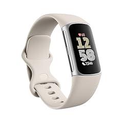 Fitbit Charge 6 Fitness Tracker - Porcelain/Silver