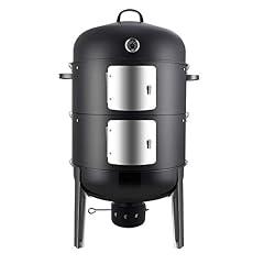 Realcook 20-Inch Vertical Charcoal Smoker Grill