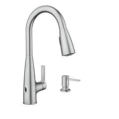 Moen Haelyn Touchless Kitchen Faucet with Soap Dispenser