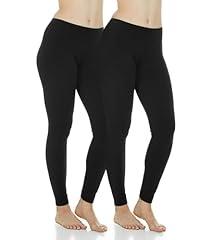 Thermajane Women's Thermal Leggings 2 Pack