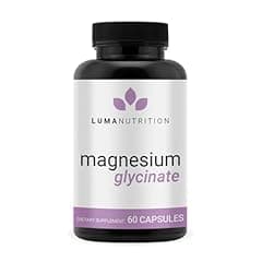 Luma Nutrition Magnesium Glycinate 1000mg Supplement