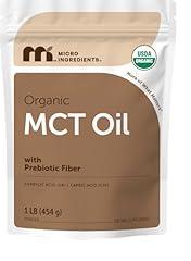 Micro Ingredients Organic MCT Oil Powder with Prebiotic Fiber