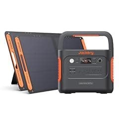 Jackery 1000 Plus Solar Generator with SolarSaga