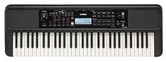 Yamaha 61 Touch Sensitive Keys Portable Keyboard for Beginners with Music Rest, Power Adapter PSR-E383